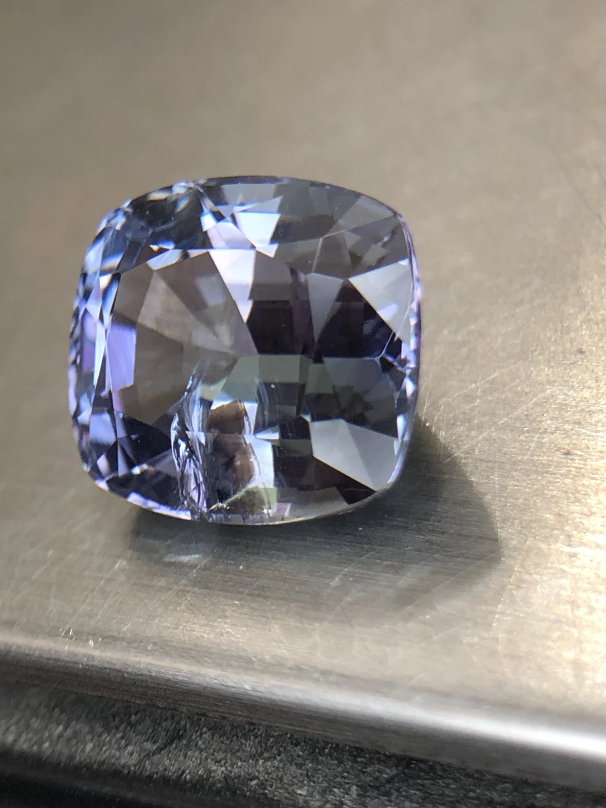 Natural Tanzanite Unheated in Cushion Cut — view 5